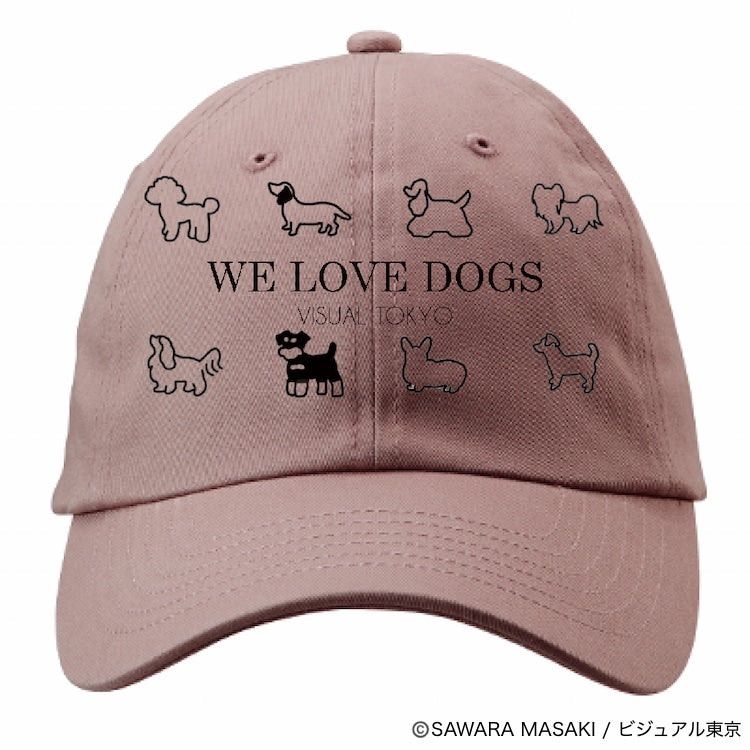 動物たちのキャップ/ピンク/犬バージョン