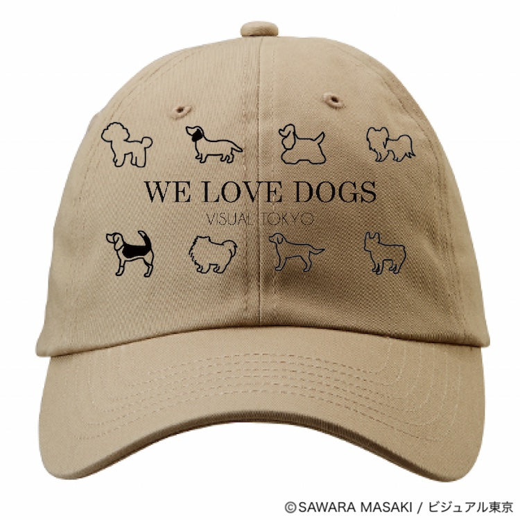 動物たちのキャップ/ベージュ/犬バージョン