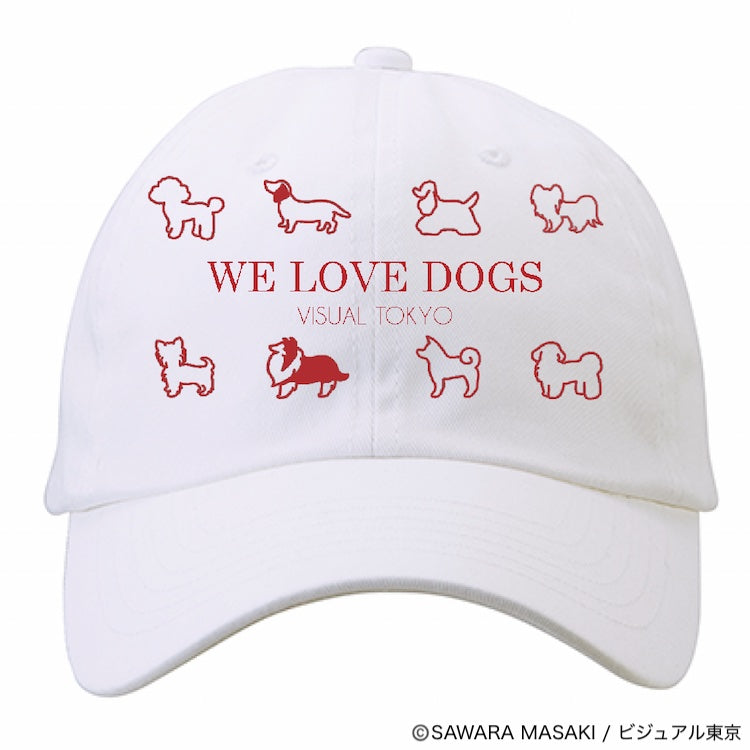動物たちのキャップ/ホワイト/犬バージョン