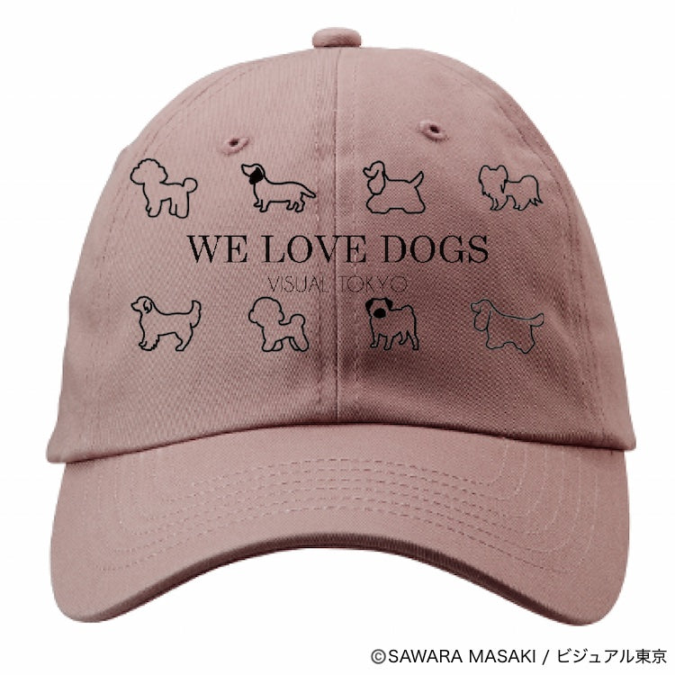 動物たちのキャップ/ピンク/犬バージョン