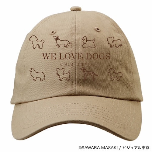 動物たちのキャップ/ベージュ/犬バージョン