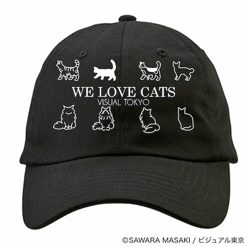 動物たちのキャップ/ブラック/猫バージョン