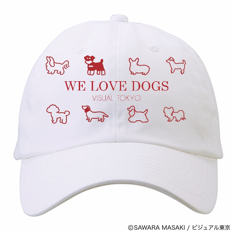動物たちのキャップ/ホワイト/犬バージョン