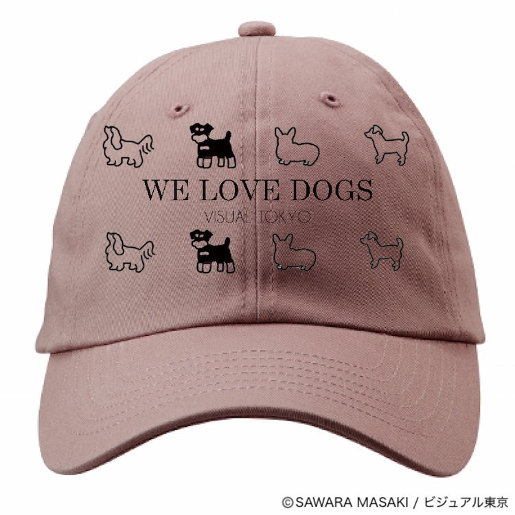 動物たちのキャップ/ピンク/犬バージョン
