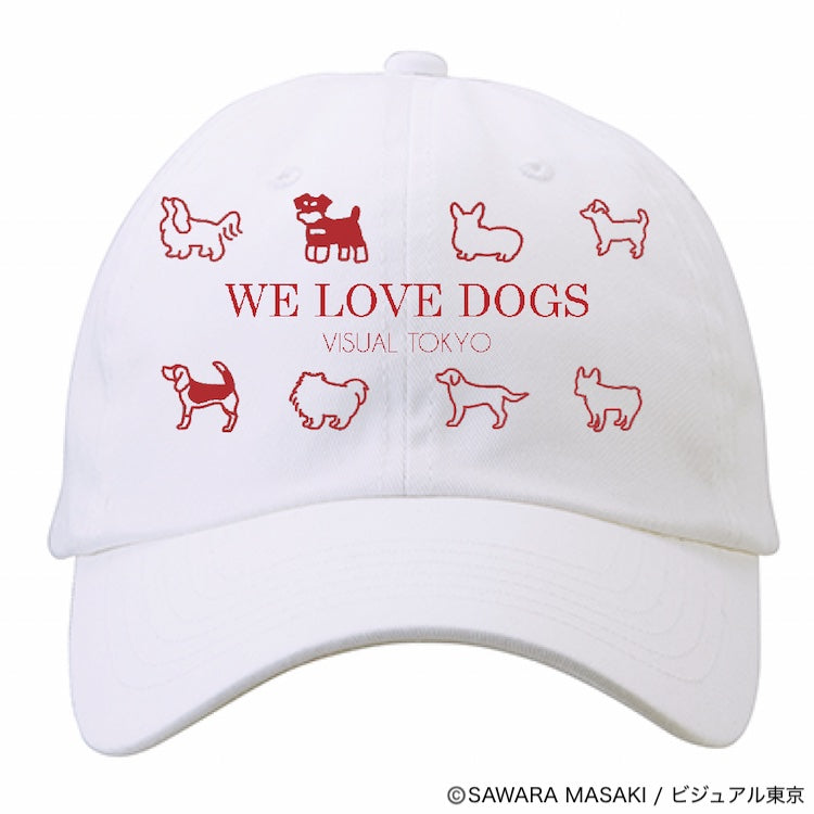 動物たちのキャップ/ホワイト/犬バージョン
