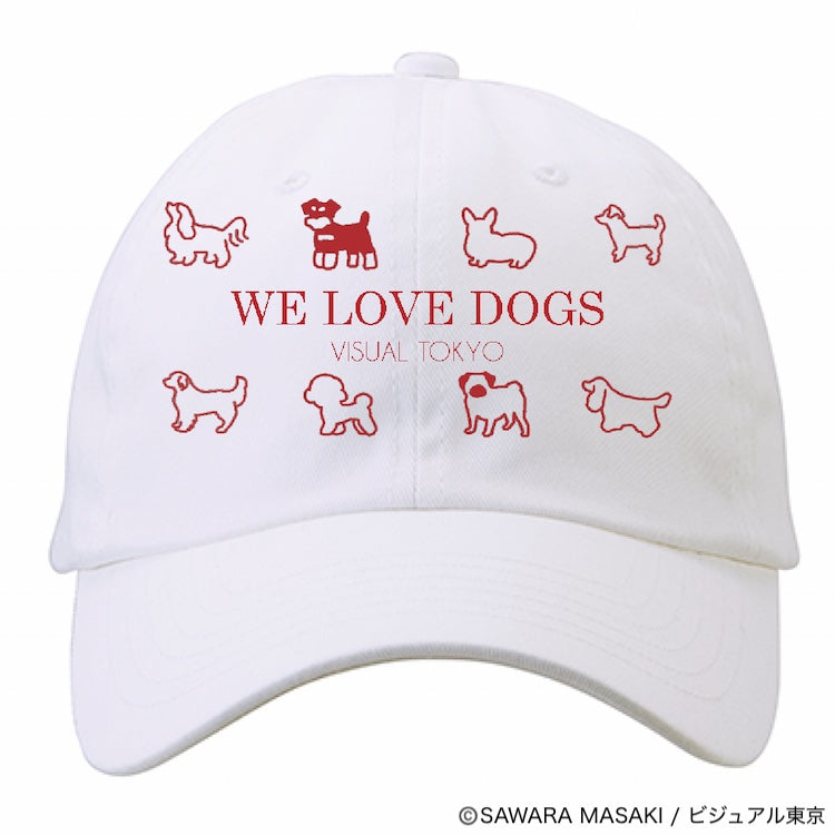 動物たちのキャップ/ホワイト/犬バージョン