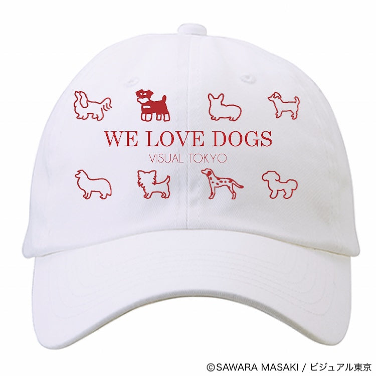 動物たちのキャップ/ホワイト/犬バージョン