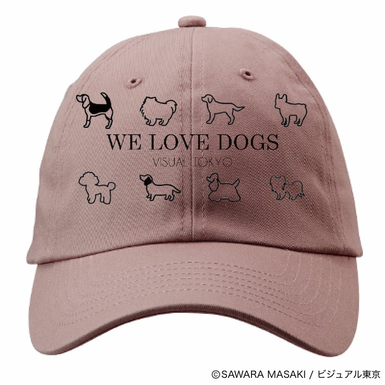 動物たちのキャップ/ピンク/犬バージョン