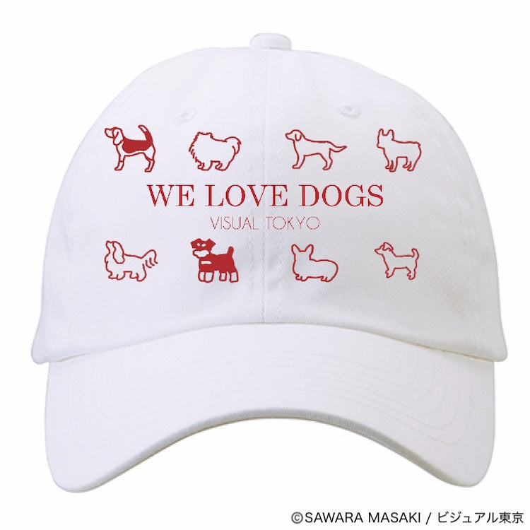 動物たちのキャップ/ホワイト/犬バージョン
