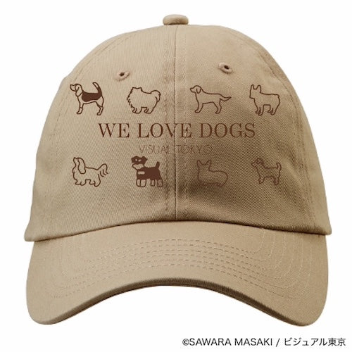 動物たちのキャップ/ベージュ/犬バージョン