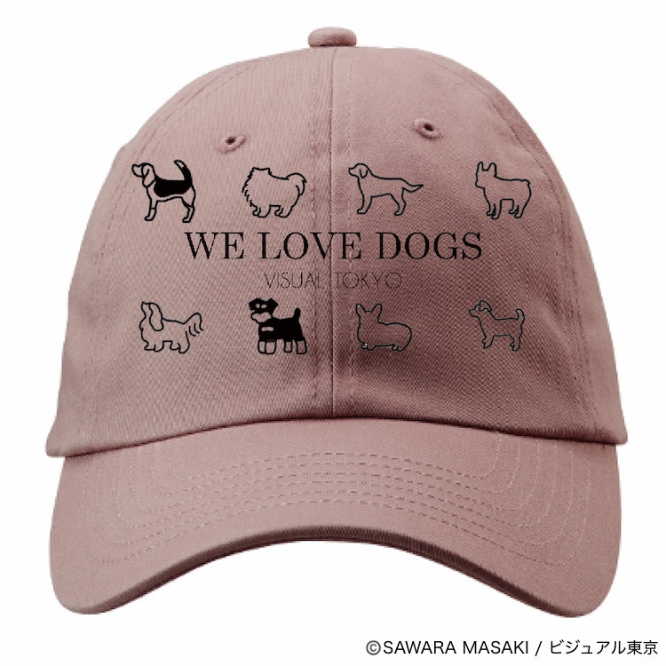 動物たちのキャップ/ピンク/犬バージョン