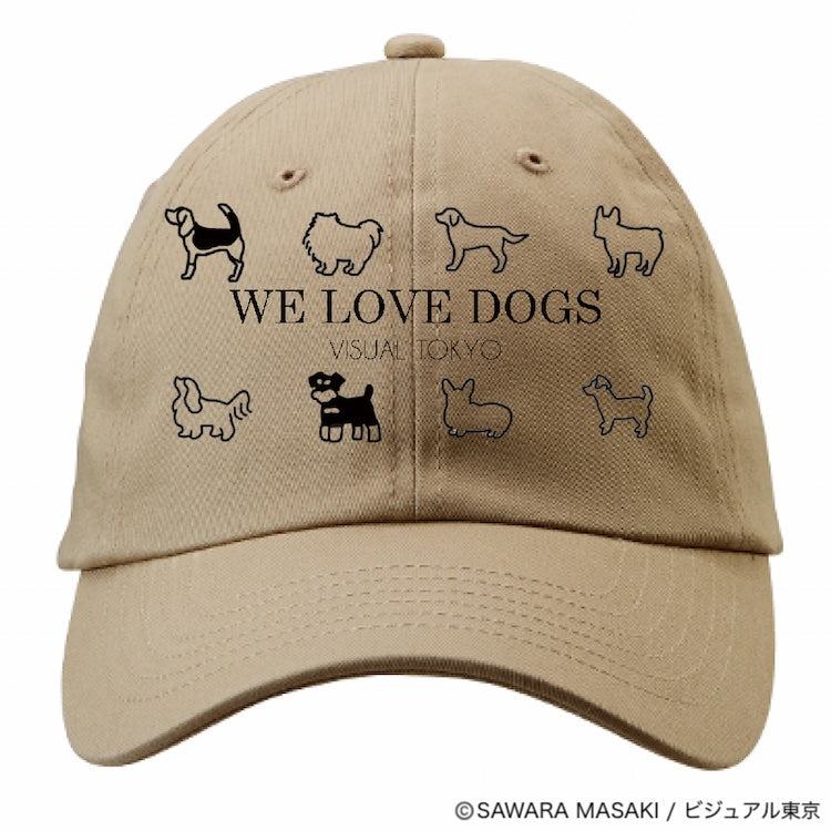 動物たちのキャップ/ベージュ/犬バージョン