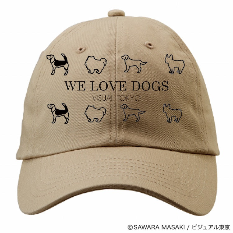 動物たちのキャップ/ベージュ/犬バージョン