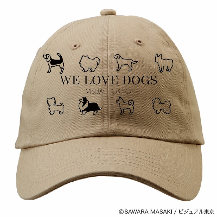 動物たちのキャップ/ベージュ/犬バージョン