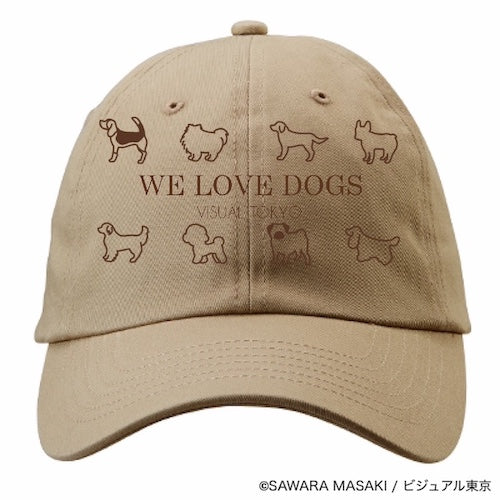 動物たちのキャップ/ベージュ/犬バージョン