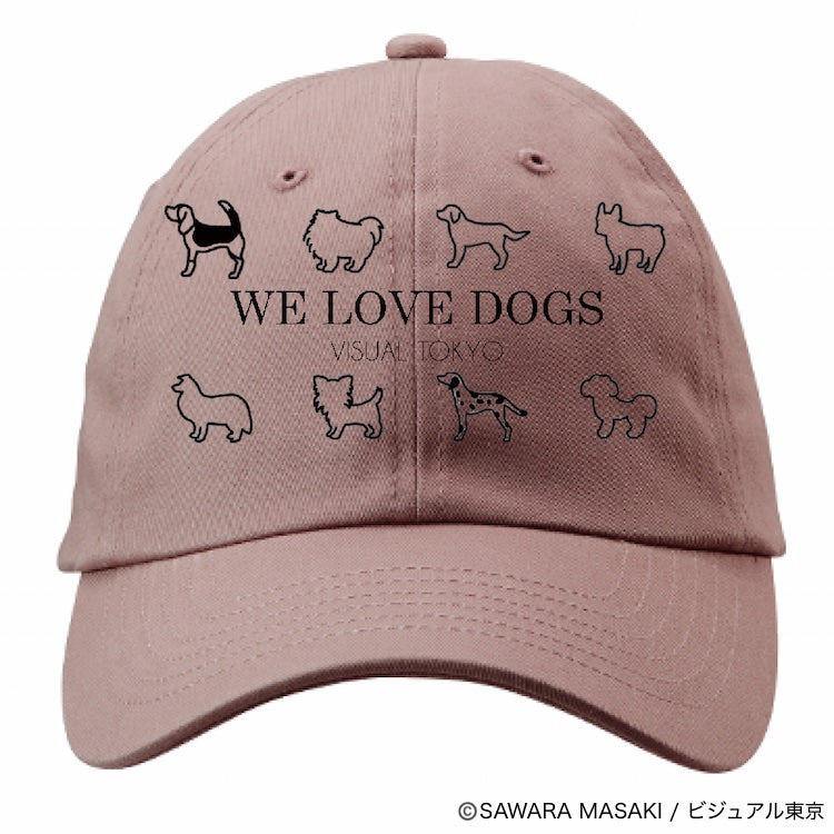 動物たちのキャップ/ピンク/犬バージョン