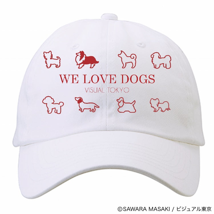 動物たちのキャップ/ホワイト/犬バージョン