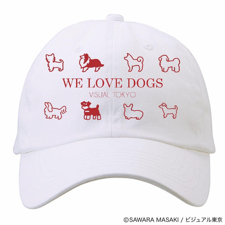 動物たちのキャップ/ホワイト/犬バージョン