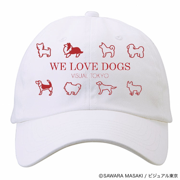 動物たちのキャップ/ホワイト/犬バージョン