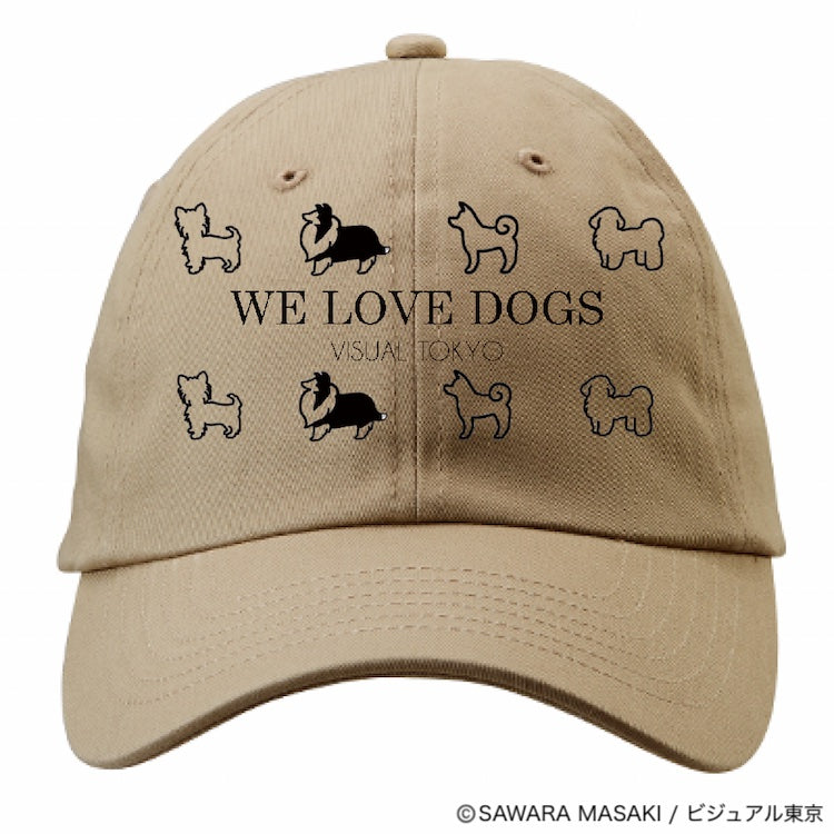動物たちのキャップ/ベージュ/犬バージョン