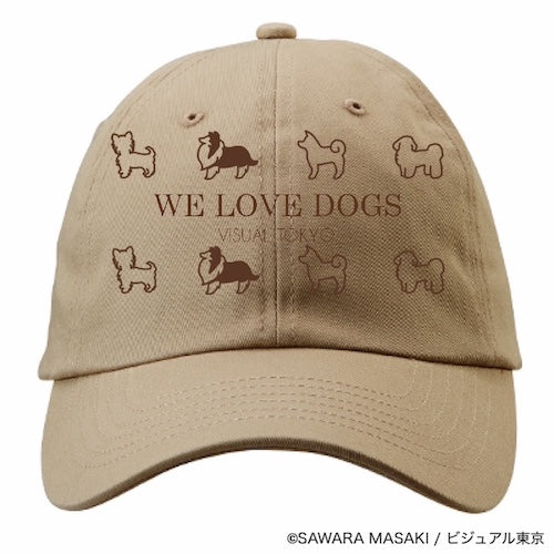 動物たちのキャップ/ベージュ/犬バージョン