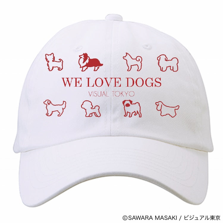 動物たちのキャップ/ホワイト/犬バージョン