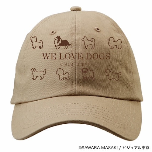 動物たちのキャップ/ベージュ/犬バージョン