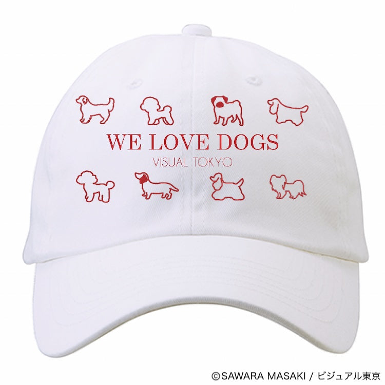 動物たちのキャップ/ホワイト/犬バージョン