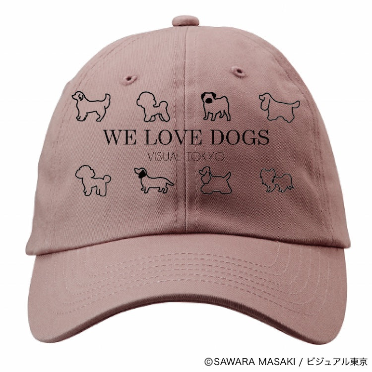 動物たちのキャップ/ピンク/犬バージョン