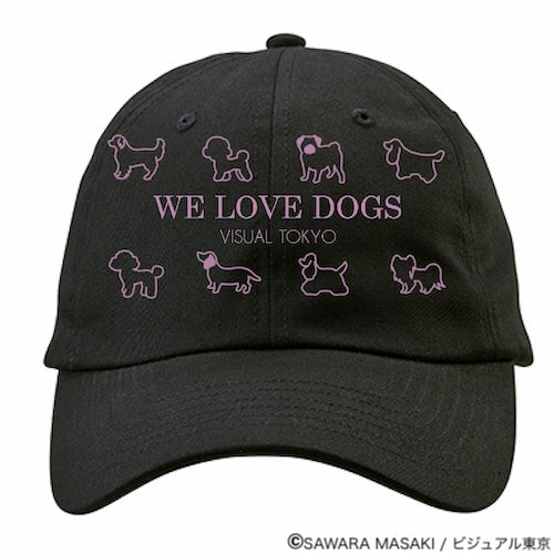 動物たちのキャップ/ブラック/犬バージョン