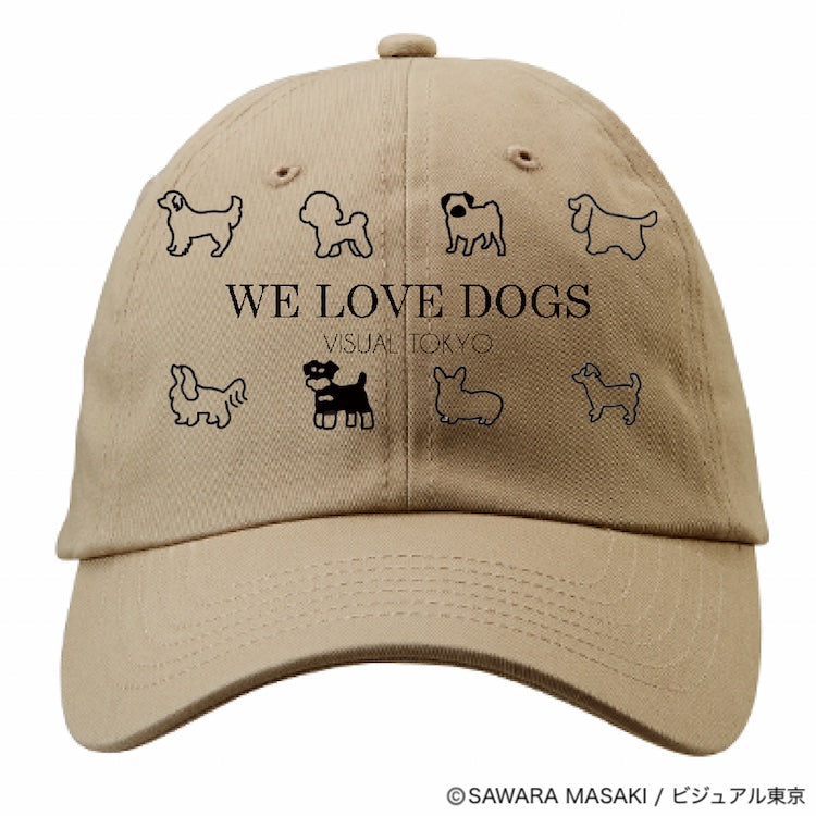 動物たちのキャップ/ベージュ/犬バージョン