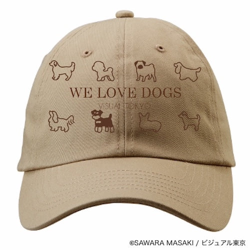 動物たちのキャップ/ベージュ/犬バージョン