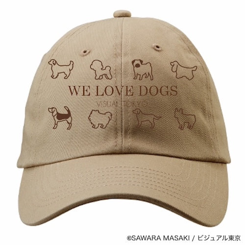 動物たちのキャップ/ベージュ/犬バージョン