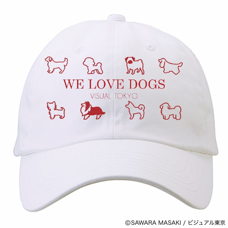 動物たちのキャップ/ホワイト/犬バージョン