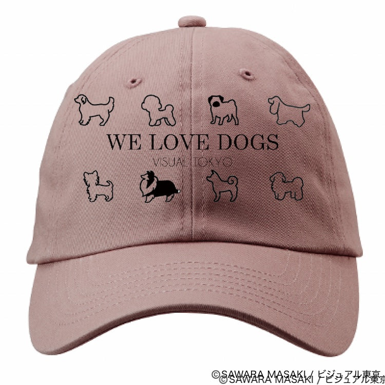 動物たちのキャップ/ピンク/犬バージョン