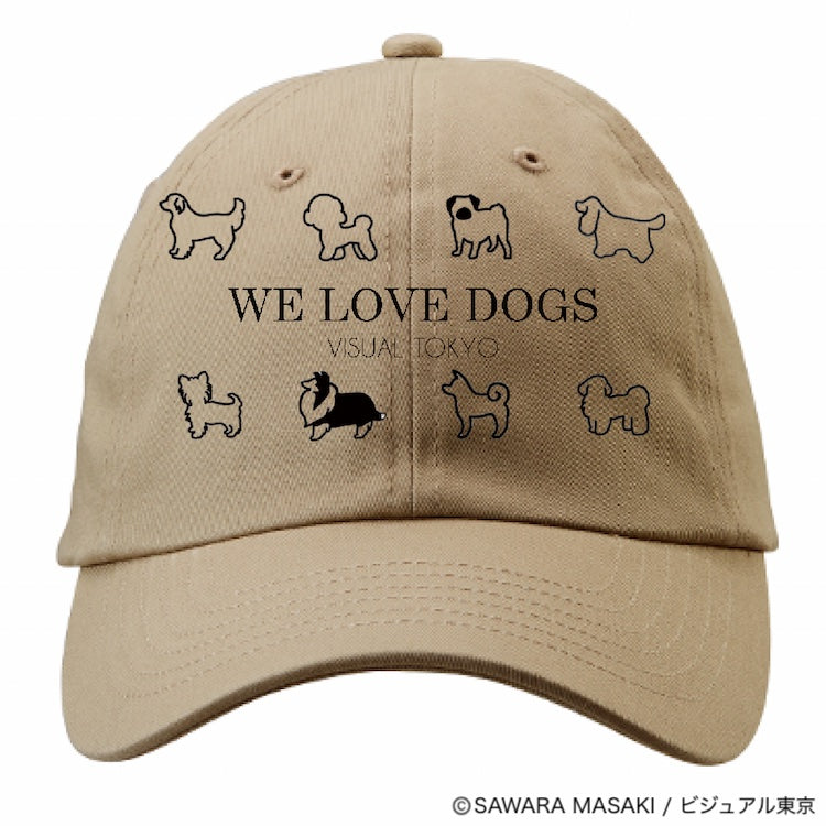 動物たちのキャップ/ベージュ/犬バージョン