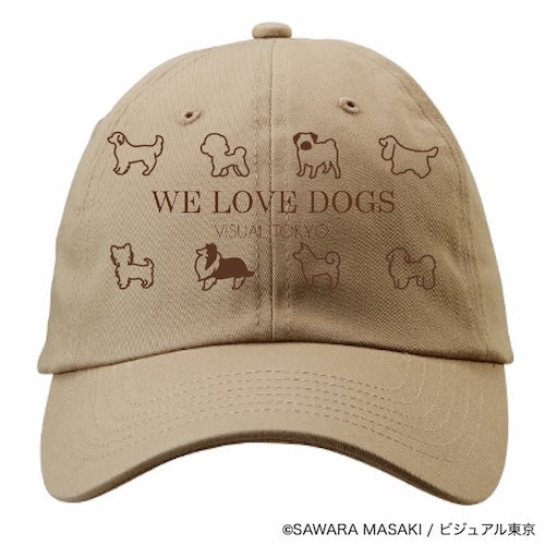 動物たちのキャップ/ベージュ/犬バージョン