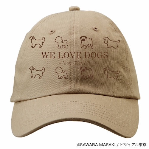 動物たちのキャップ/ベージュ/犬バージョン