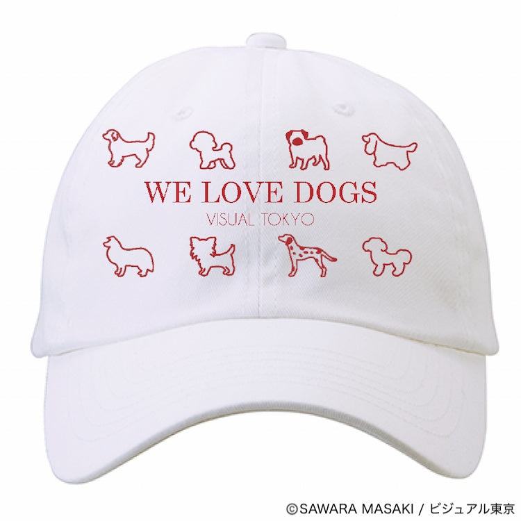 動物たちのキャップ/ホワイト/犬バージョン