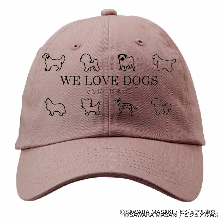 動物たちのキャップ/ピンク/犬バージョン
