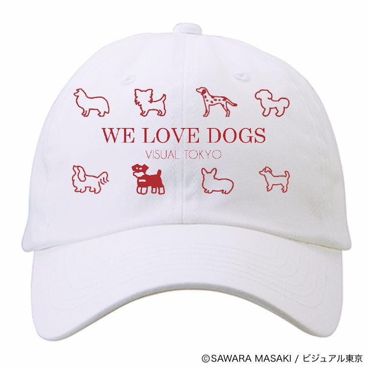 動物たちのキャップ/ホワイト/犬バージョン