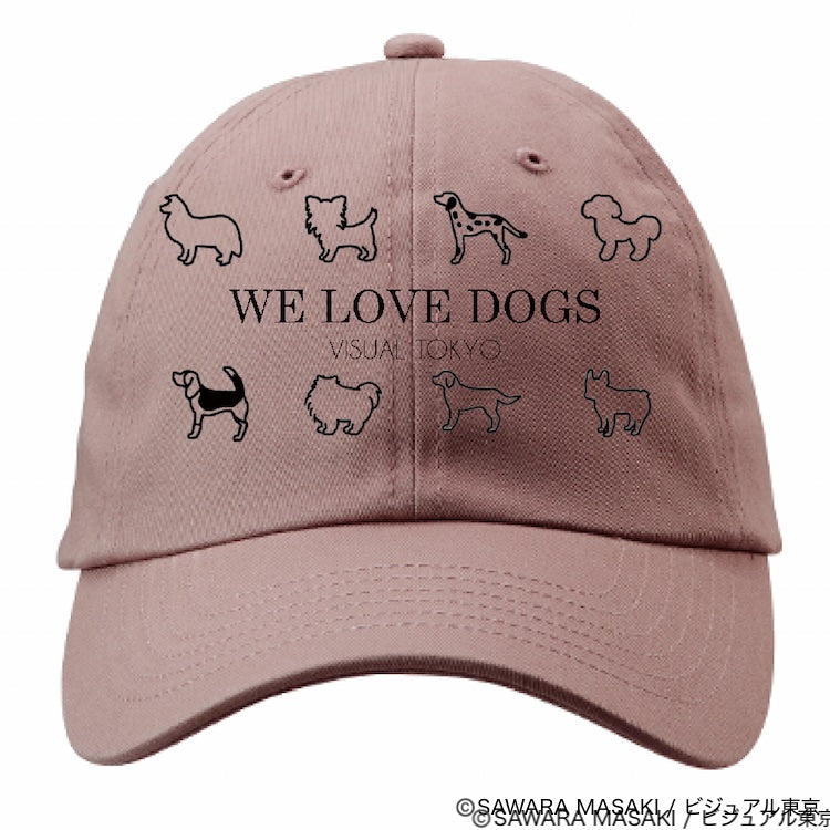 動物たちのキャップ/ピンク/犬バージョン
