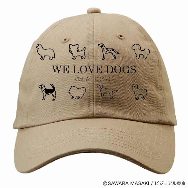 動物たちのキャップ/ベージュ/犬バージョン
