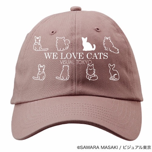 動物たちのキャップ/ピンク/猫バージョン