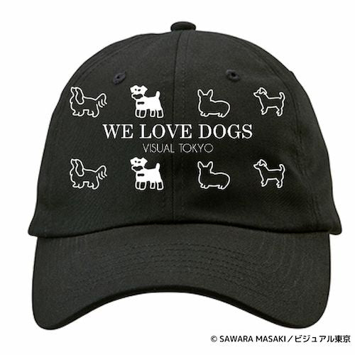 動物たちのキャップ/ブラック/犬バージョン