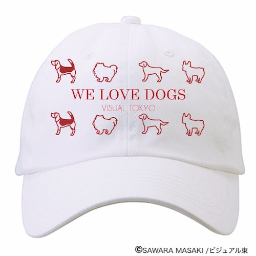 動物たちのキャップ/ホワイト/犬バージョン