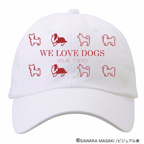 動物たちのキャップ/ホワイト/犬バージョン
