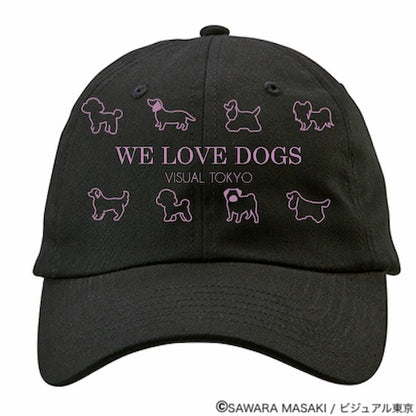 動物たちのキャップ／ブラック／犬バージョン
