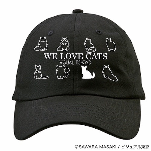 動物たちのキャップ／ブラック／猫バージョン