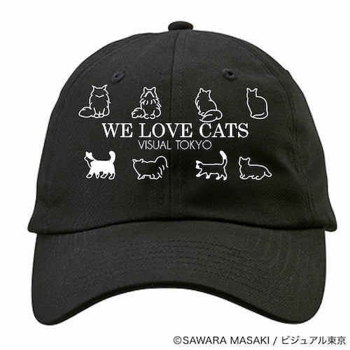 動物たちのキャップ／ブラック／猫バージョン